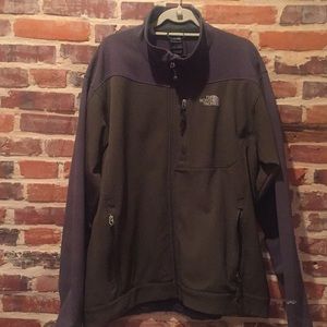 Men’s North Face Apex Jacket - Green/Gray XXL